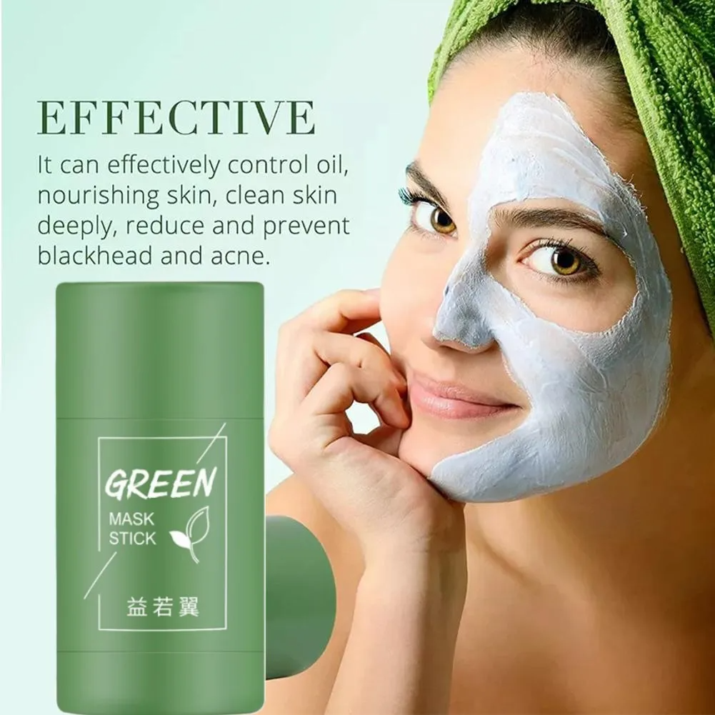 Green Tea Solid Mask Korean Face Clean - 40g