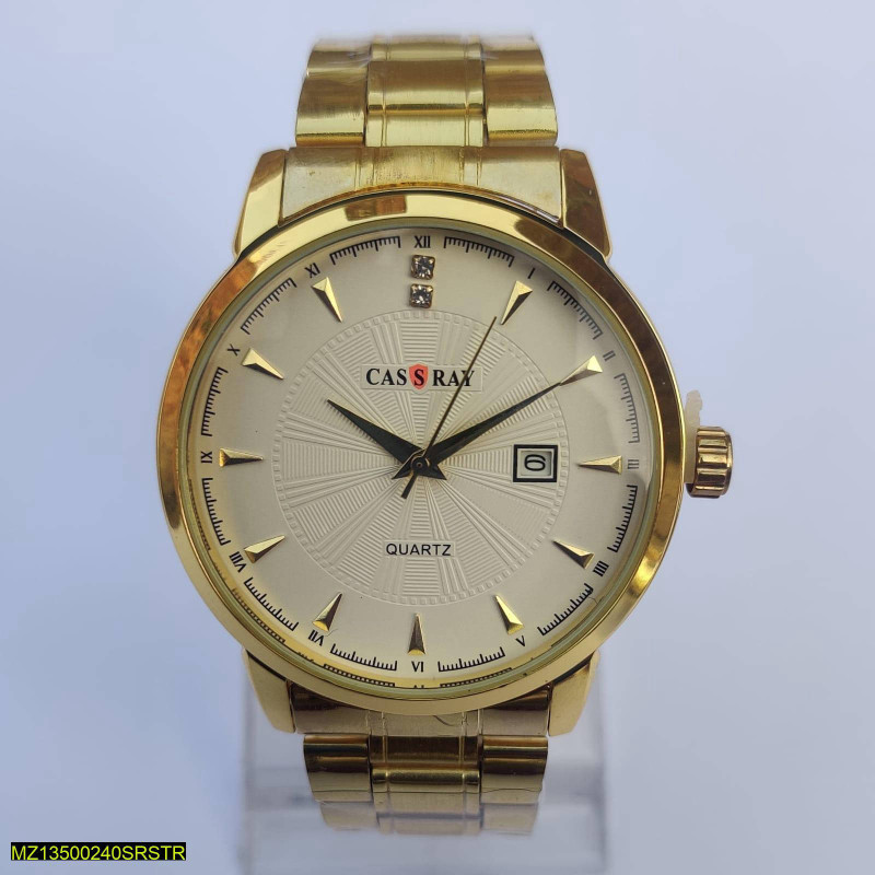 "Cassray Replica Quartz Watch - 35mm Dial, Elegant Design"