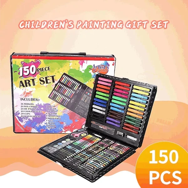 150 Pc Kids Drawing Painting  Set | Children Drawing Supplies