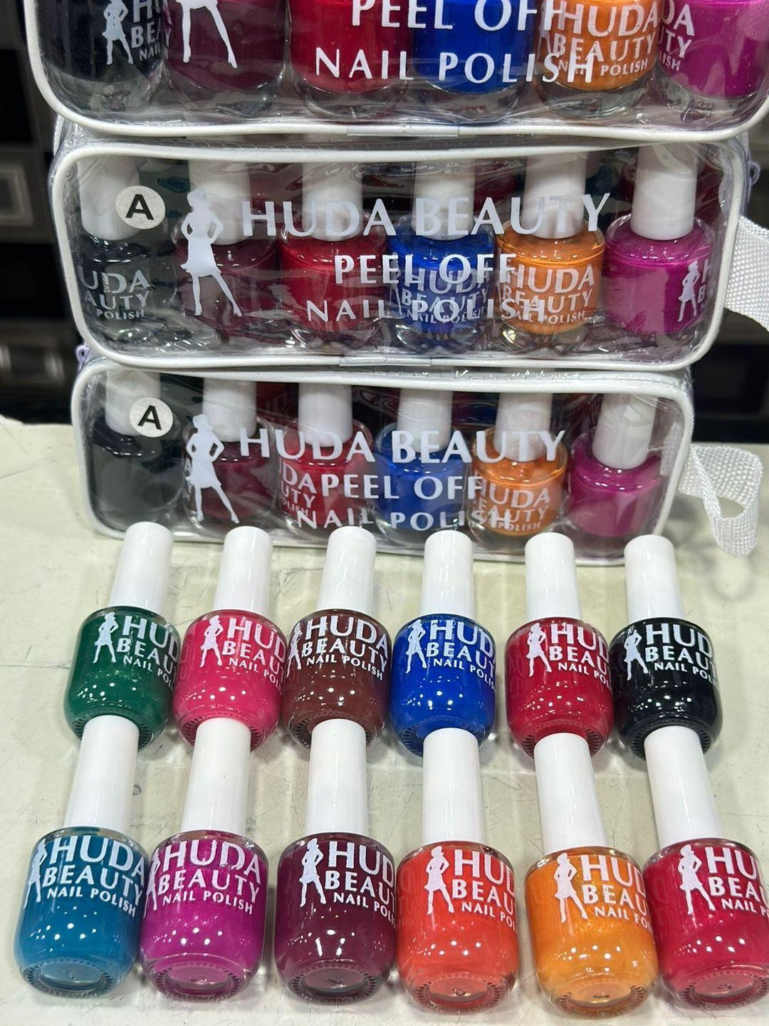 Peel Off Nail Paint - Pack Of 12